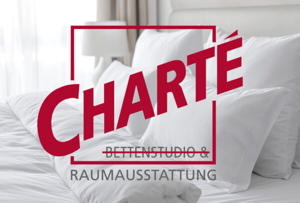 Charte Logo mit durchgestrichenem Bettnestudio